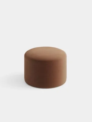 Woven Straw Floor Pouf