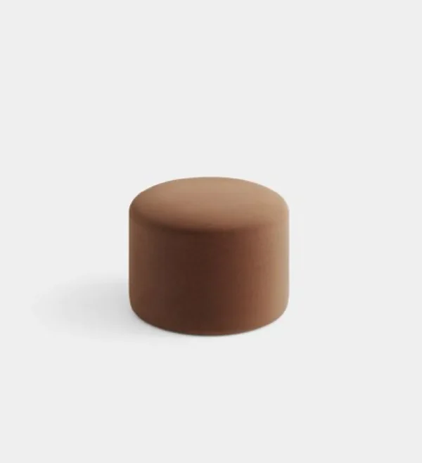 Woven Straw Floor Pouf